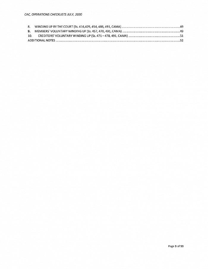 NEW CAC GUIDELINES