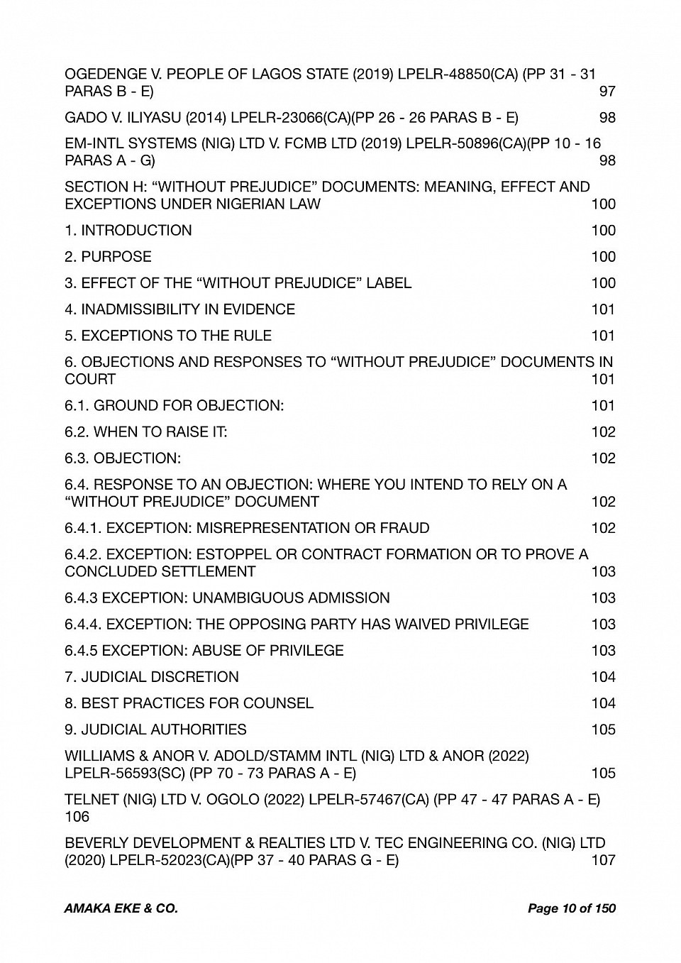 RULES OF EVIDENCE AND OBJECTIONS