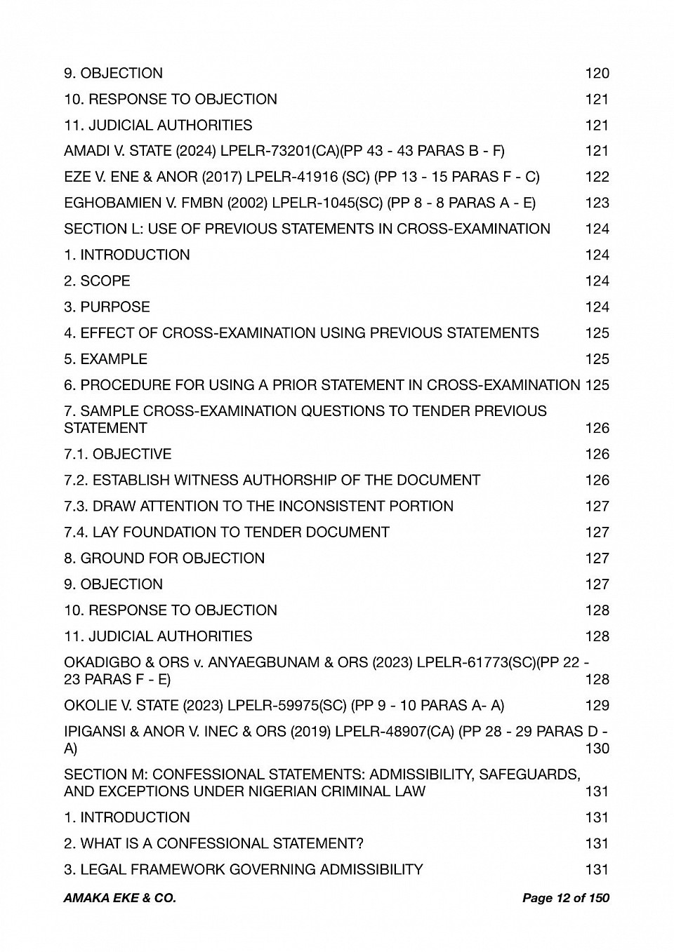 RULES OF EVIDENCE AND OBJECTIONS