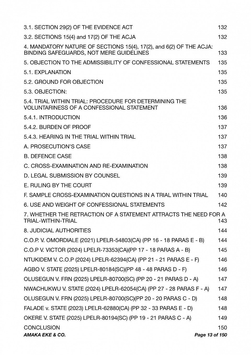 RULES OF EVIDENCE AND OBJECTIONS